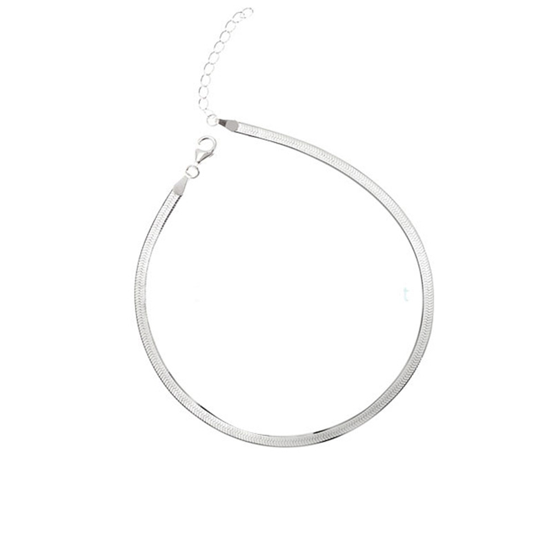 Vòng lắc chân kim loại bạc phong cách thời trang dành cho nữ | BigBuy360 - bigbuy360.vn