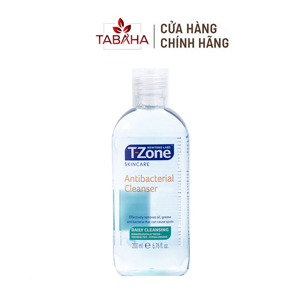Toner Làm Sạch Da Tràm Trà T-Zone Clear Pore Antibacterial 200ml