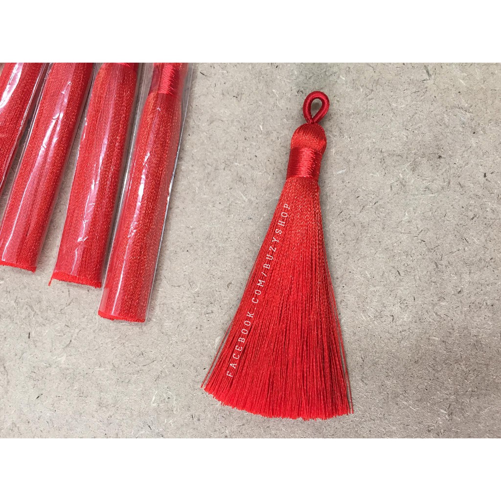 tua rua chỉ đỏ chiêu tài , may mắn (nguyên liệu handmade, phụ liệu thủ công)