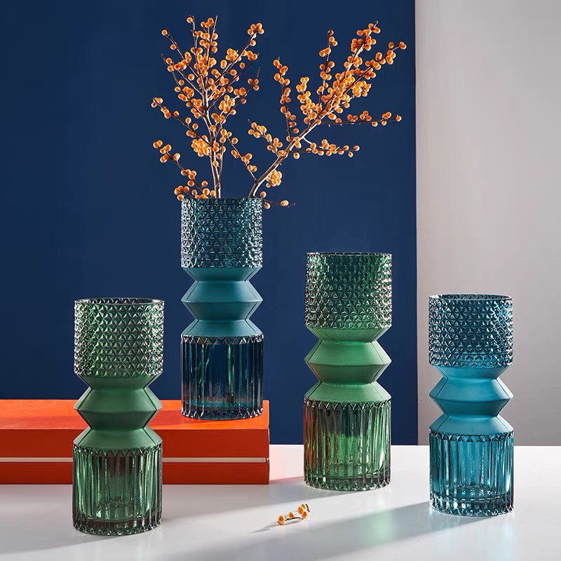 Bình Hoa Thủy Tinh Bắc Âu Đẹp - Lọ Cắm Hoa Thủy Tinh Đẹp