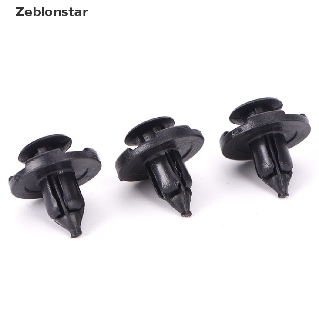 FENDER Set 50 Đinh Tán Nhựa Màu Đen 8mm Chuyên Dụng Cho Xe Hơi Set 50 Đinh Tán Nhựa 8mm Màu Đen Cho Xe Ô Tô 50x
