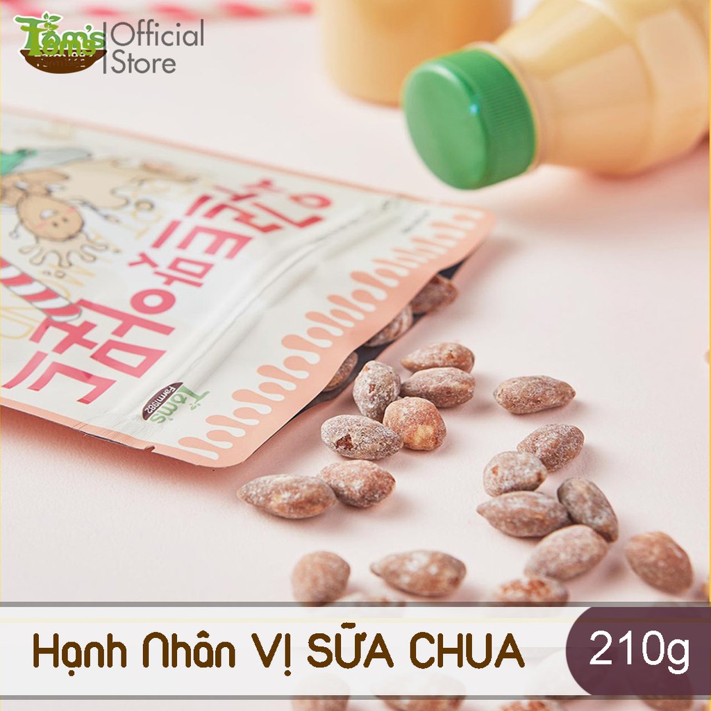 7 Vị Hạnh Nhân Tẩm Hương Vị Tom's Farm Hàn Quốc- Gói 210g | BigBuy360 - bigbuy360.vn