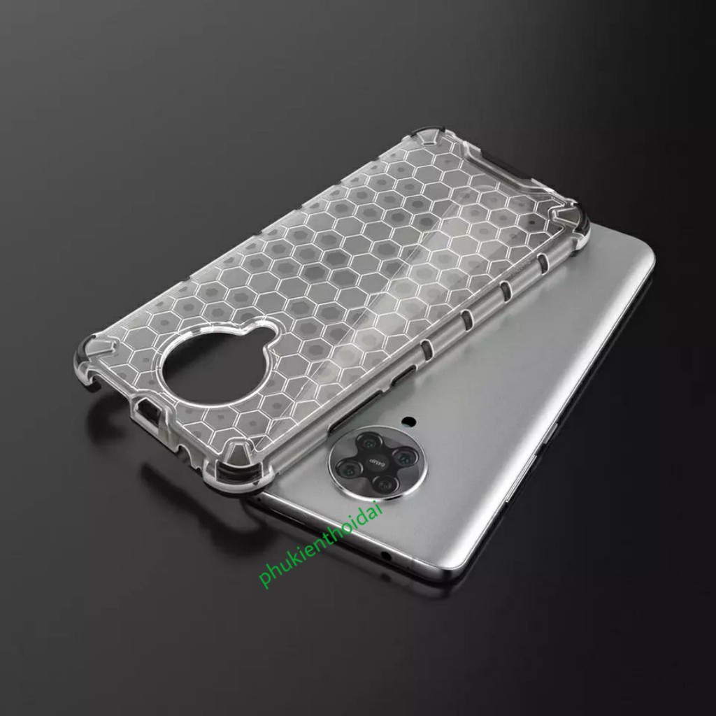 Ốp lưng Redmi K30 Pro / Poco F2 Pro / K40 Gaming / K50 / K50 Gaming / K50 Ultra / K60 chống sốc vân tổ Ong kiểu dáng UAG