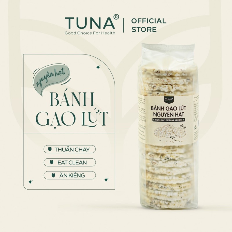 Bánh Gạo Lứt Nguyên Hạt By Tuna