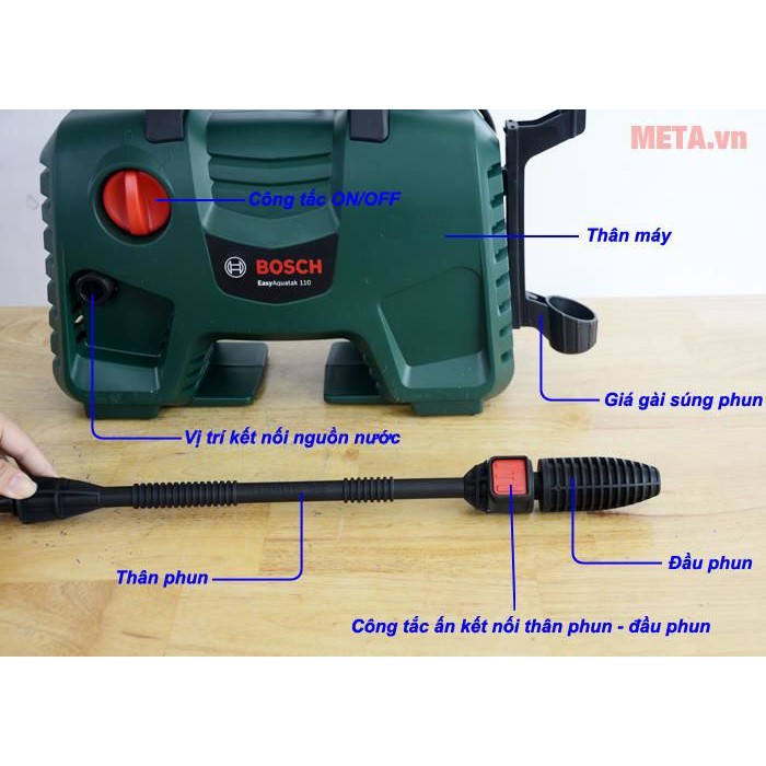 Máy rửa xe Bosch EasyAquatak 110