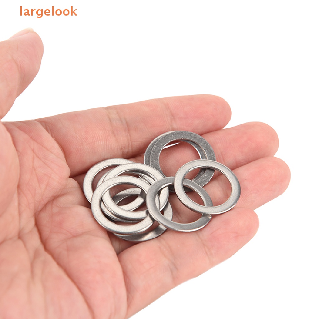 Set 10 Vòng Đệm Bằng Thép Không Gỉ Cho Bàn Đạp Xe Đạp