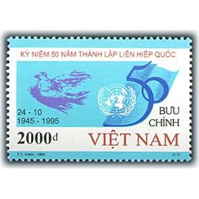 Tem sưu tập MS 719 Tem Việt Nam Kỷ niệm 50 năm thành lập Liên Hiệp Quốc 1995