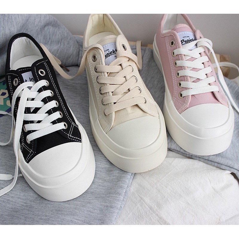 Giày sneakers đế cao Korea Ulzzang | Hàng Order chất lượng cao