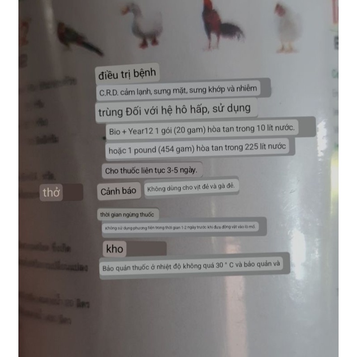 Bio B12 lon úm gà con hàng Thái Lan chính hãng