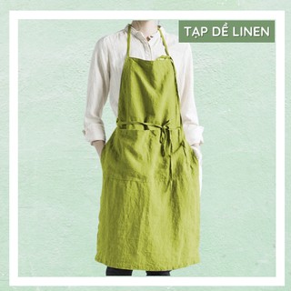 [HANDMADE] Tạp dề cột dây linen