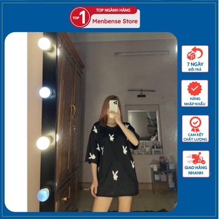 Áo thun Thỏ Play tay lỡ from Unisex - nam nữ mẫu hót 2022
