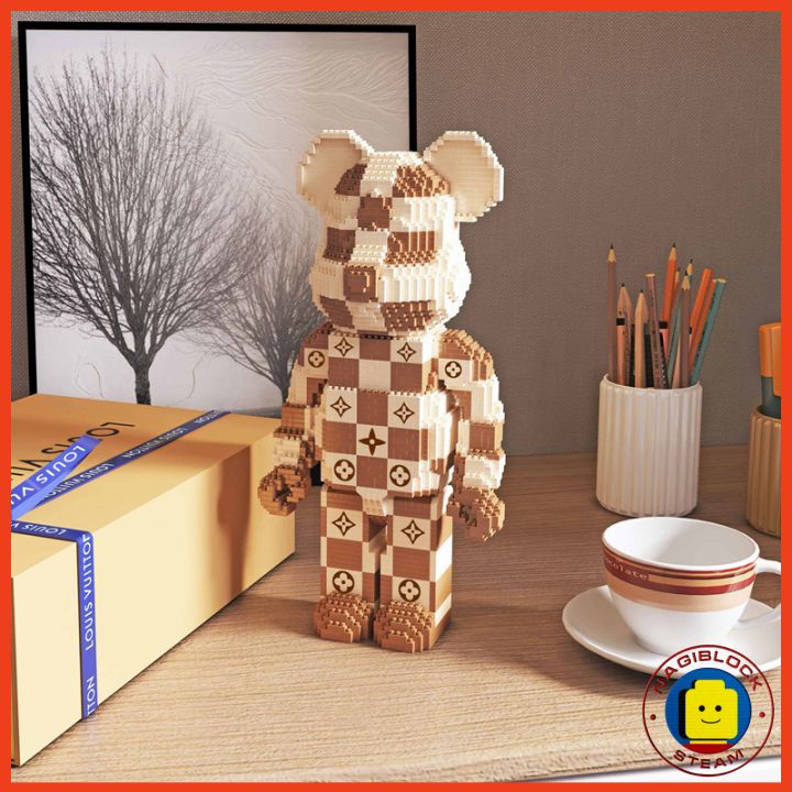 Mô hình lắp ráp Bearbrick nanoblock YKO P2155-P2162