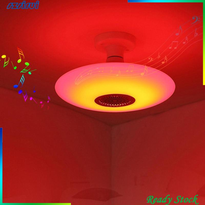 Đèn LED RGB Kiêm Nhạc Bluetooth Hình UFO Có Điều Khiển Từ Xa Cho Nhà Ở