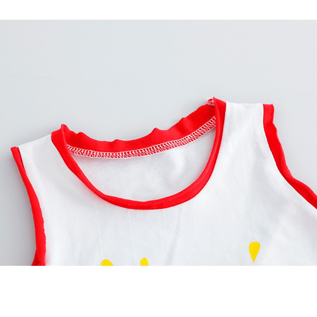 Sét bộ bé trai bé gái hình dưa hấu size 0-3 tuổi