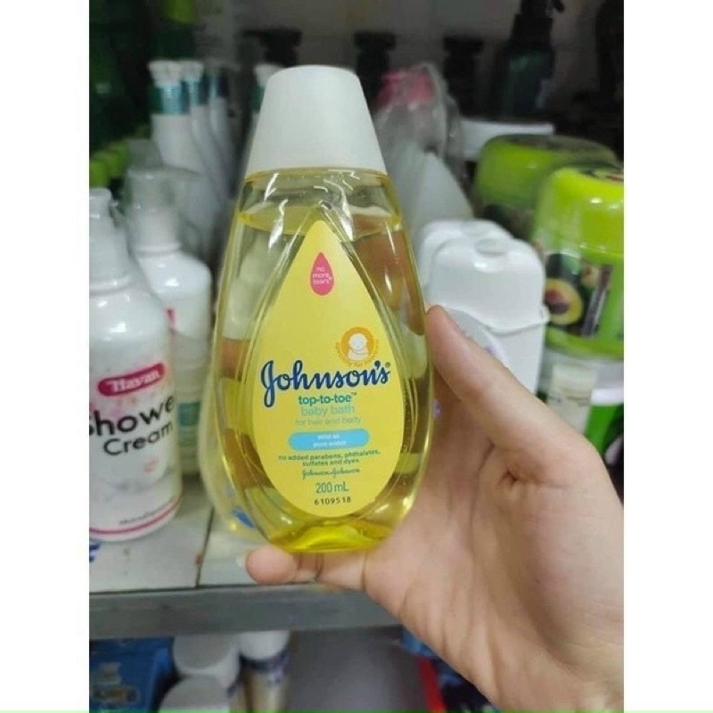Sữa Tắm Gội Toàn Thân Em Bé Johnson Top To Toe 500ml