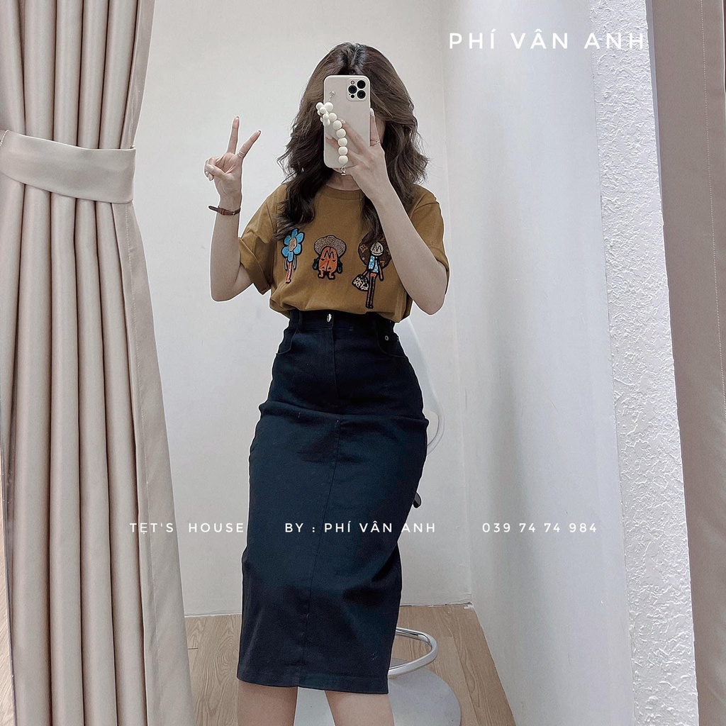 Áo thun PY tag hình thêu LV hàng Quảng Châu cao cấp chất cực đẹp