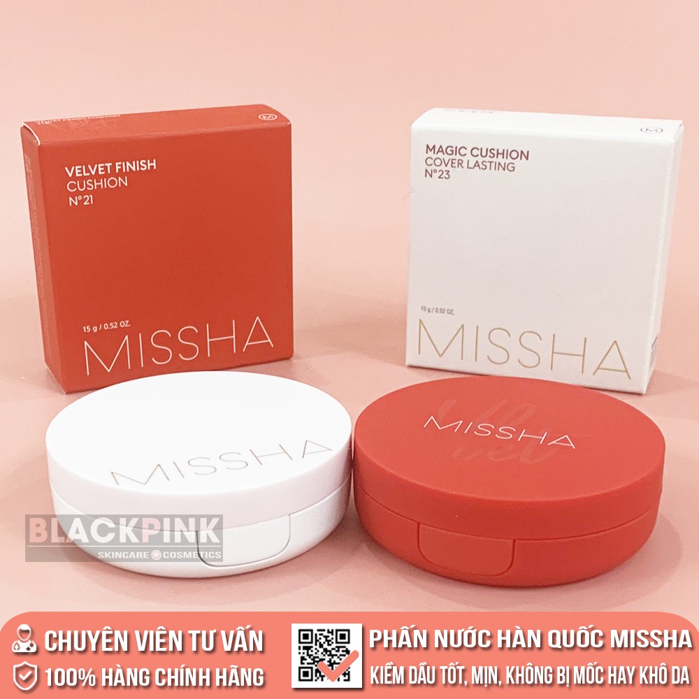 Phấn nước MISSHA M Magic Cushion SPF50+ Hàn Quốc, kiềm dầu tốt, độ che phủ hoàn hảo, thành phần tự nhiên an toàn cho da | BigBuy360 - bigbuy360.vn