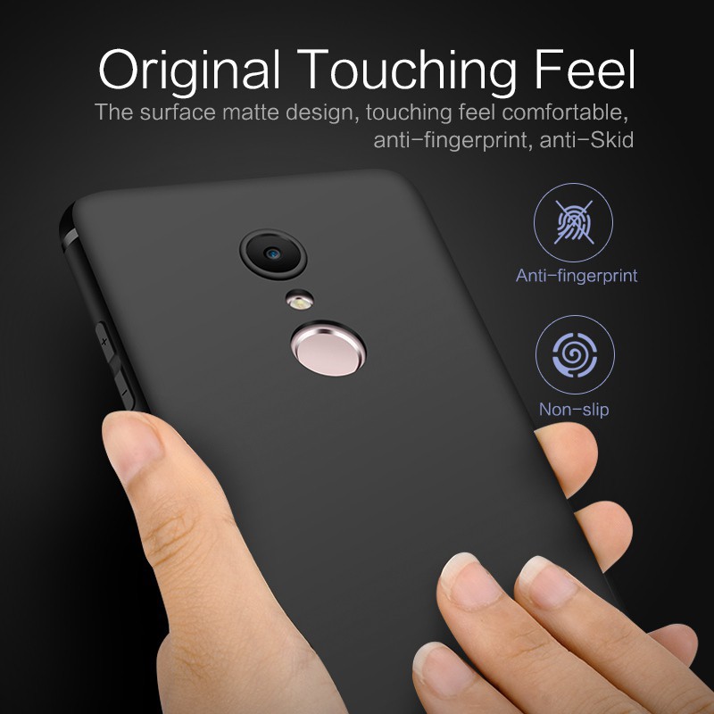Ốp điện thoại vỏ nhám thiết kế bảo vệ cho Xiaomi Redmi 5 Plus 5A