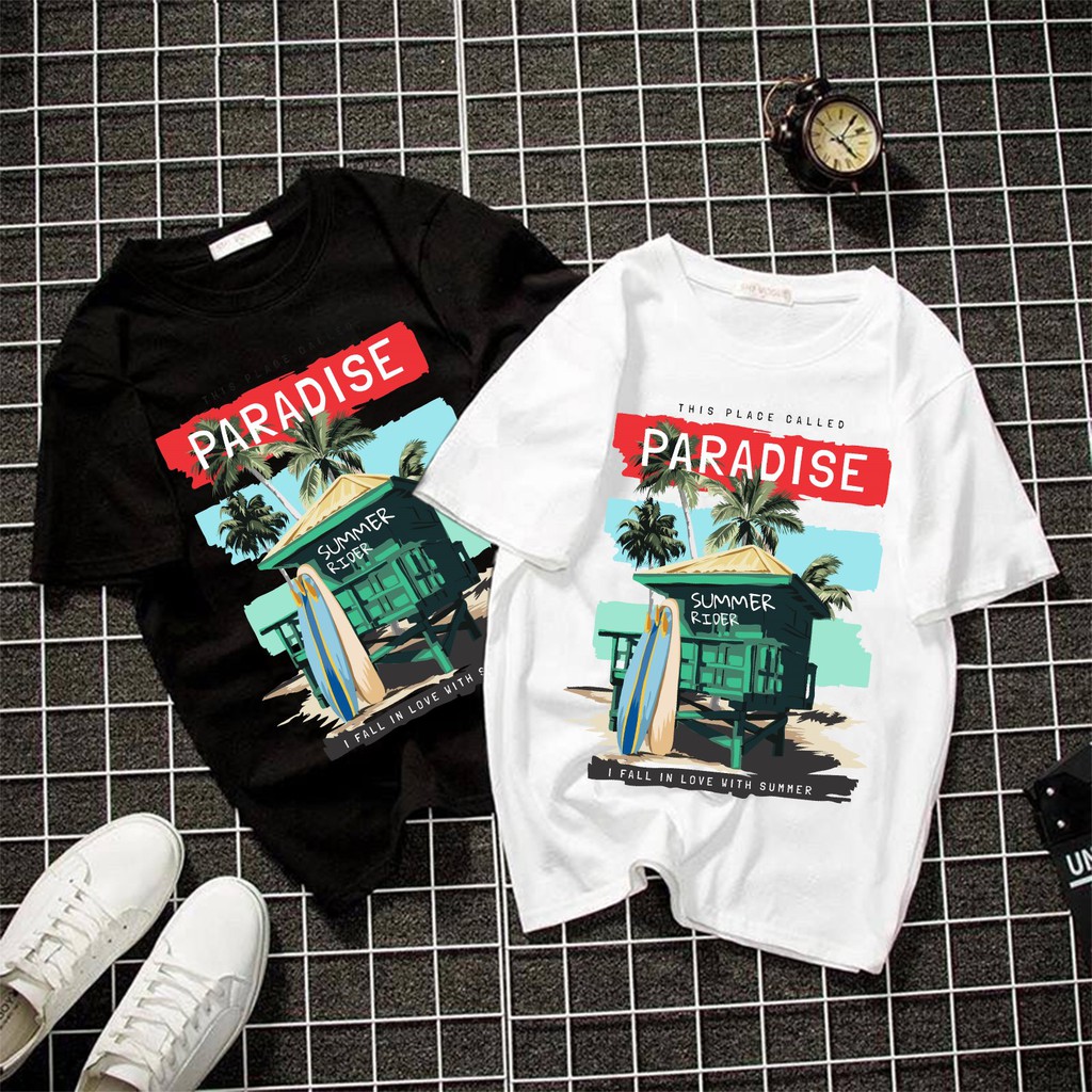 Áo Phông Unisex Mẫu Mới It's Paradise