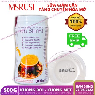 Giảm cân Hera SlimFit - Hera Milk - Thực Đơn Giảm Cân Cách Giảm cân An Toàn Tại Nhà Hộp 500g [14-16 bữa ăn]