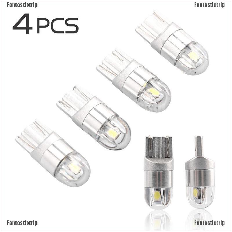 Set 4 đèn lED 12V DC T10 OSRAM 3030 2SMD W5W 192 168 cho nội thất xe hơi