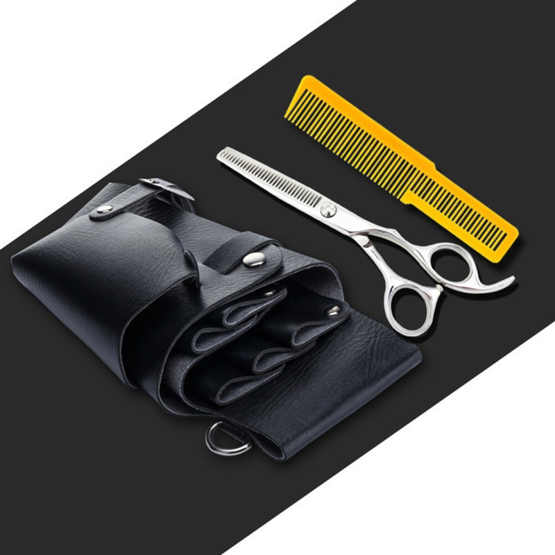 Túi Da PU Đựng Kéo Cắt Tóc Tạo Kiểu Tiện Dụng