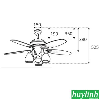 QUẠT TRẦN SINWA ORB028