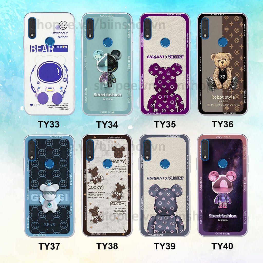 Ốp Vsmart Star 3 / Star 4 / Star3 / Star4 hình gấu bear brick đẹp độc lạ, thời trang, cá tính