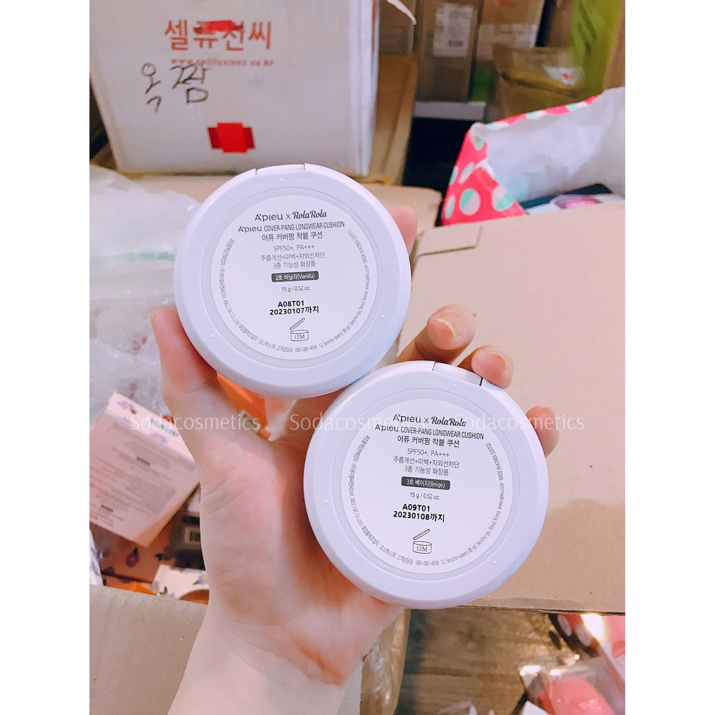 PHẤN NƯỚC APIEU ROLA ROLA COVER PANG LONGWEAR CUSHION | BigBuy360 - bigbuy360.vn