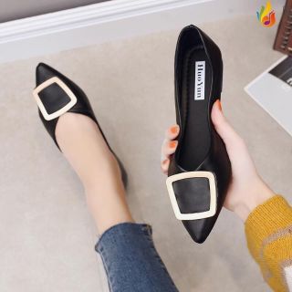 Giày da bệt mũi nhọn siêu sang
