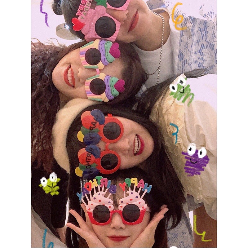 Kính vui nhộn happy birthday/ Kính party/ kính độc đáo | BigBuy360 - bigbuy360.vn