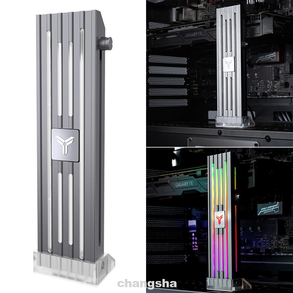 Protective Durable Gorgeous PC Computer For Motherboard Magnalium Alloy 5V 3pin ARGB LED Change Graphics Card Support | WebRaoVat - webraovat.net.vn