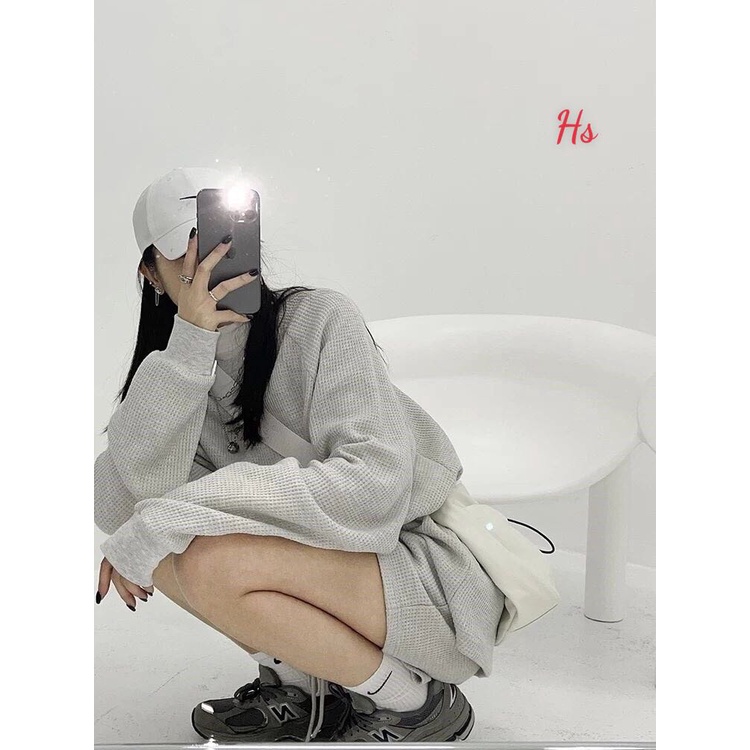 Áo hoodie Odd fom thụng tay to KAN0921