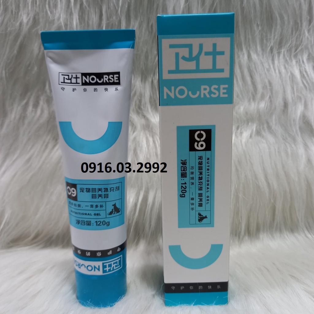 Gel dinh dưỡng cho mèo Nourse 09, Gel Noure 09