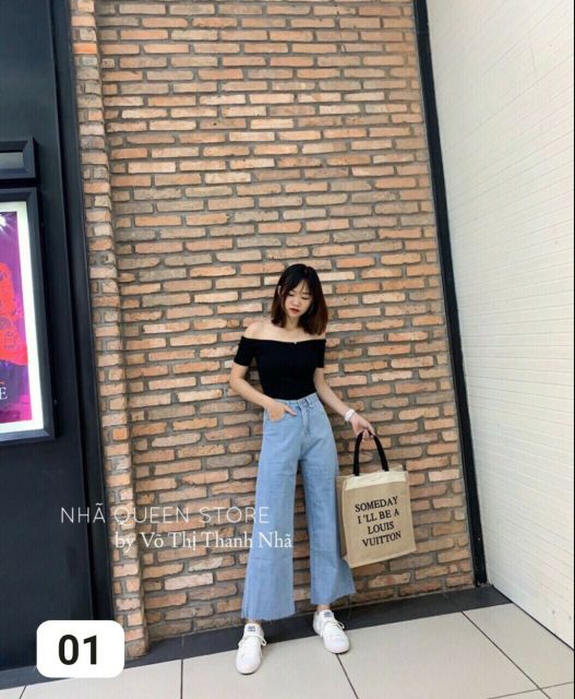 Quần Jeans Đen và Xanh Ống Loe (Có Size Lớn) -TCS03 - MUA NGAY