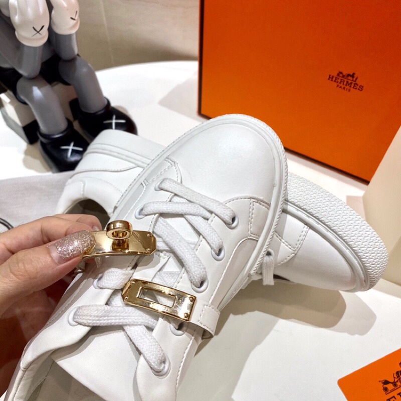 Giày trắng Hermes 2021 mới thu đông giới hạn cao nhất
