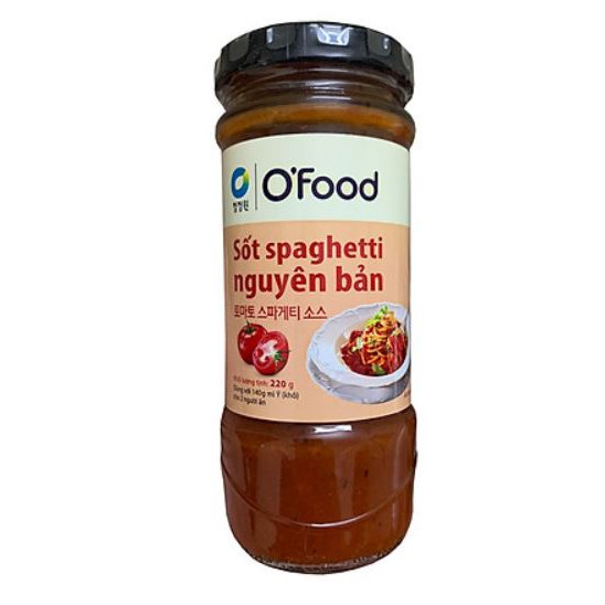 Sốt Làm Mì Ý Spaghetti Nguyên Bản O'Food 220g