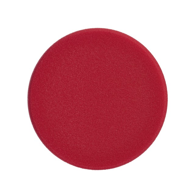 Bản xốp đỏ đánh bóng bước 1, làm mịn, xóa xước sâu  80mm - SONAX Polishing Sponge Red 80 (Hard)
