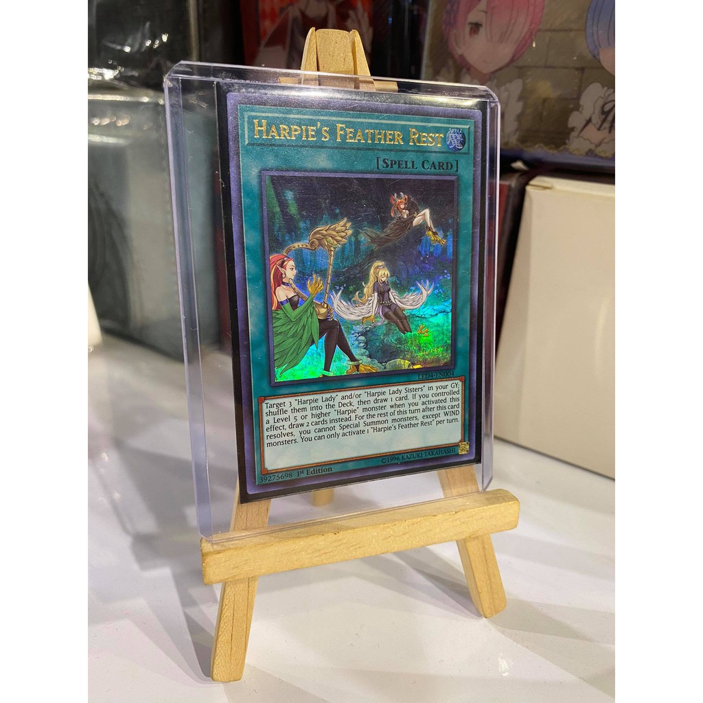 Lá bài thẻ bài Yugioh Harpie’s Feather Rest – Ultra Rare - Tặng bọc bài nhựa bảo quản