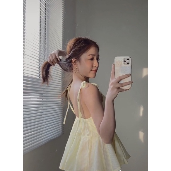 ÁO 2 DÂY CỘT NƠ