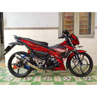 tem rời satria đỏ chấm bi đen