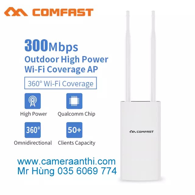 Bộ Phát Wifi Ngoài Trời Công Suất Cao Comfast CF-EW71