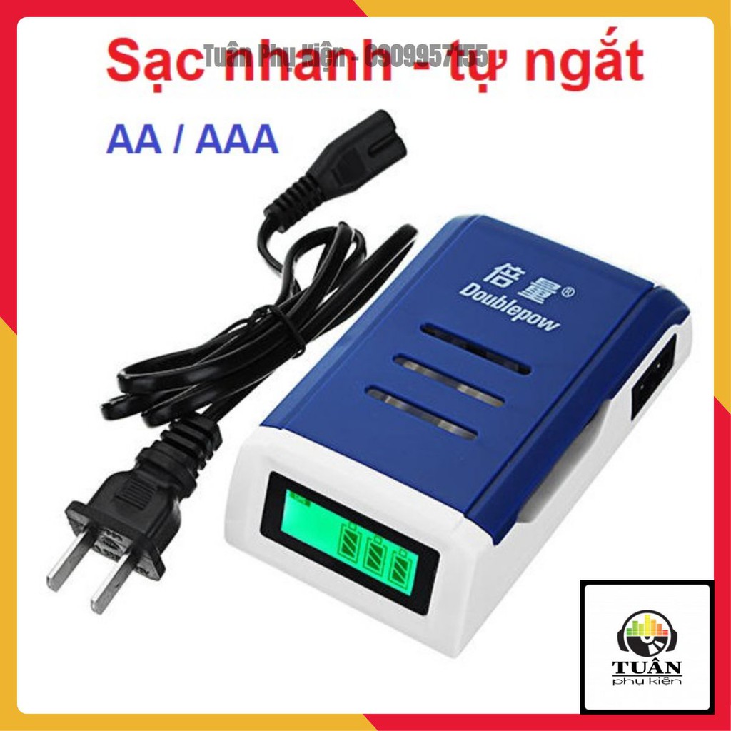 Bộ Sạc Pin AA, AAA K209 Doublepow