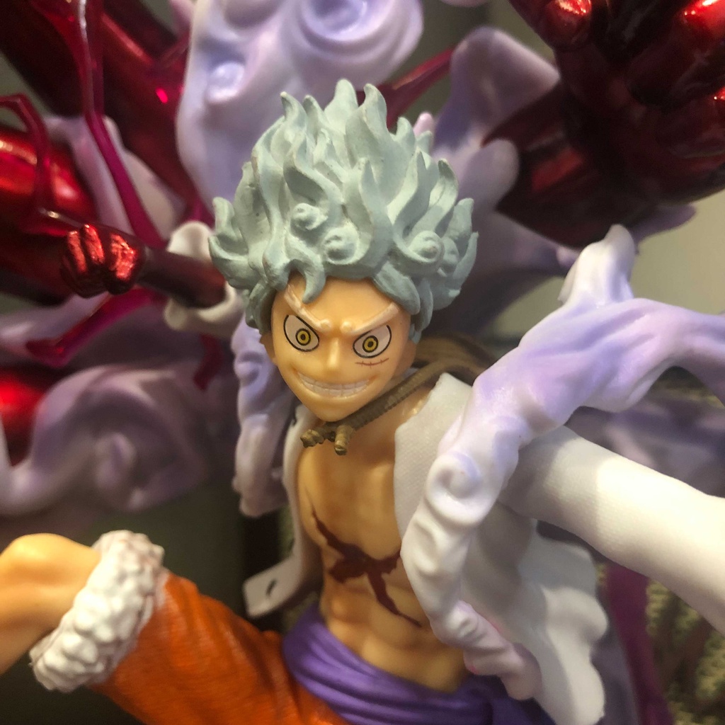 Figure / Mô hình Luffy Gear 5 32 cm có LED