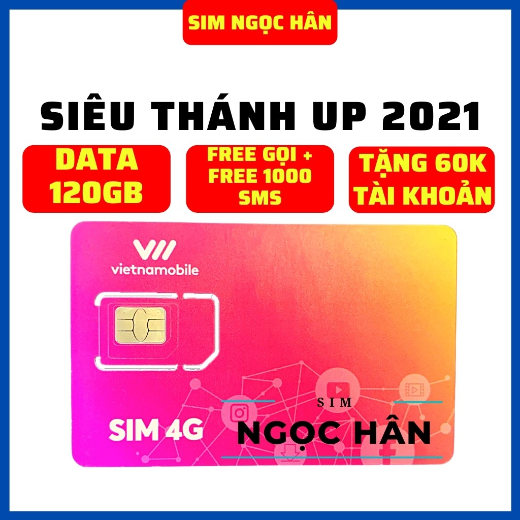 Siêu Thánh Sim 4G Vietnamobile Gói Cước Trọn Đời/ Siêu Thánh Up - 180GB DATA - 6GB/NGÀY - SIM NGỌC HÂN