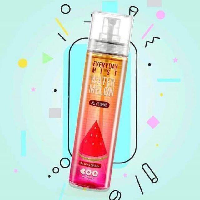 Xịt khoáng dưỡng ẩm lô hội, dưa hấu Hàn Quốc Dearboo Aloe, Watermelon After-Sun Mist 100ml