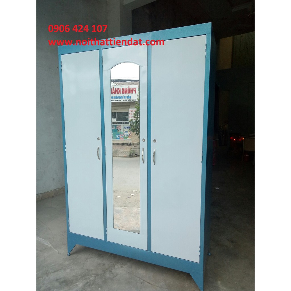 Tủ sắt sơn dầu mẫu mới 3 cửa NEW