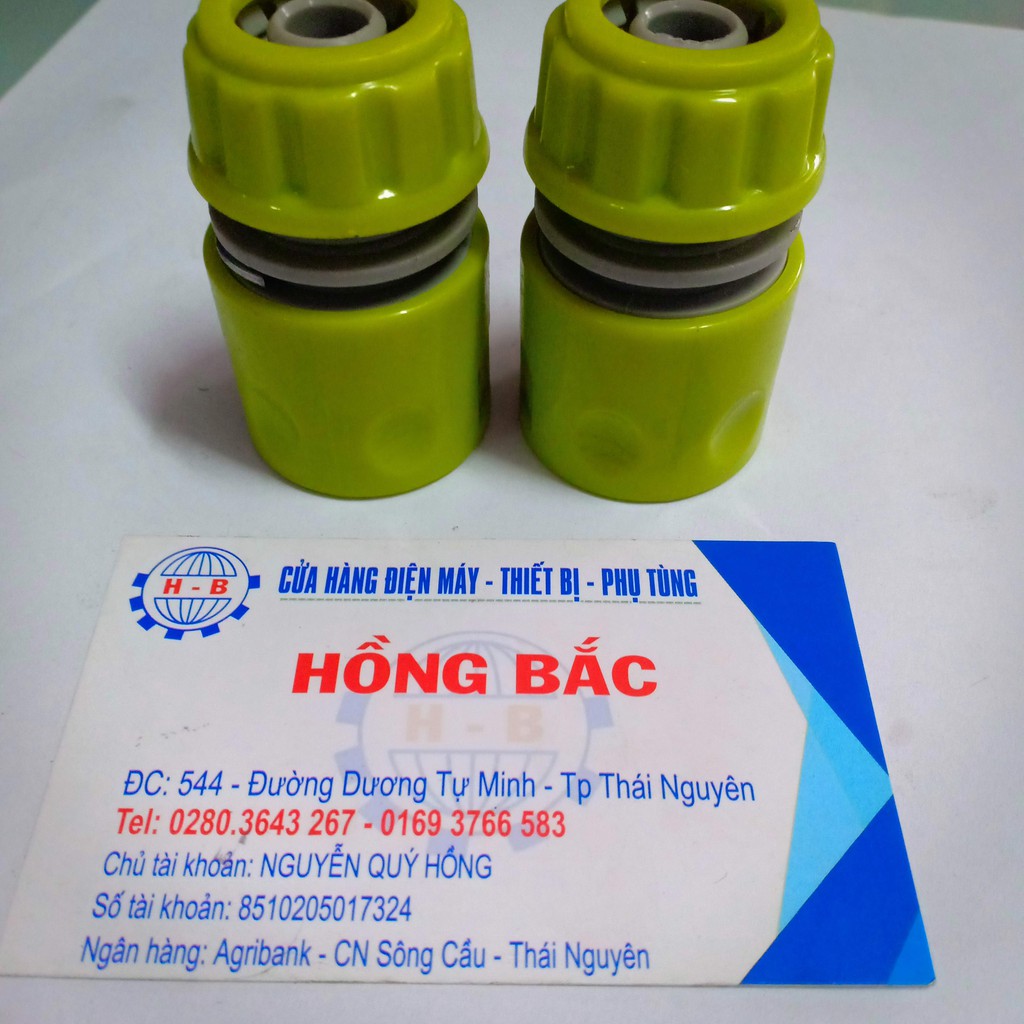 Đầu nối nhanh ống hút máy rửa xe cao áp - đầu xanh