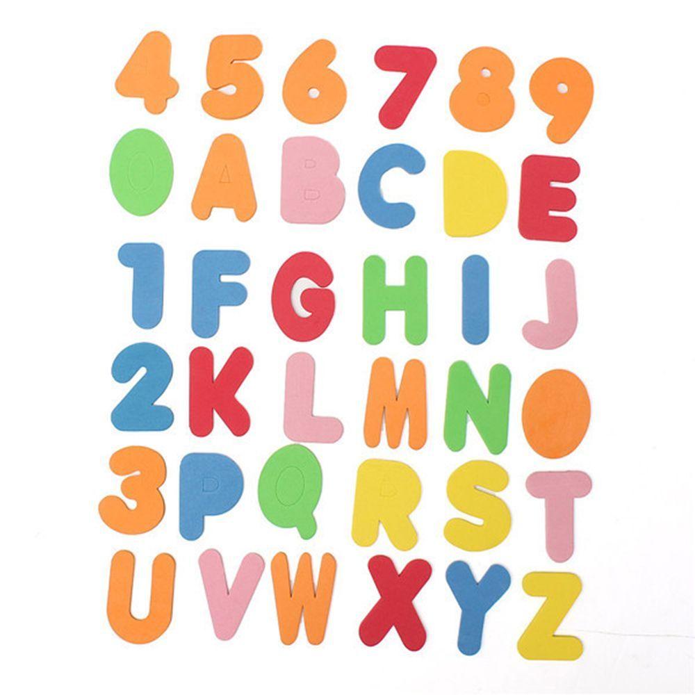 Set 1 / 36 Miếng Xếp Hình Chữ Cái Cao Cấp Trang Trí Phòng Tắm Cho Bé