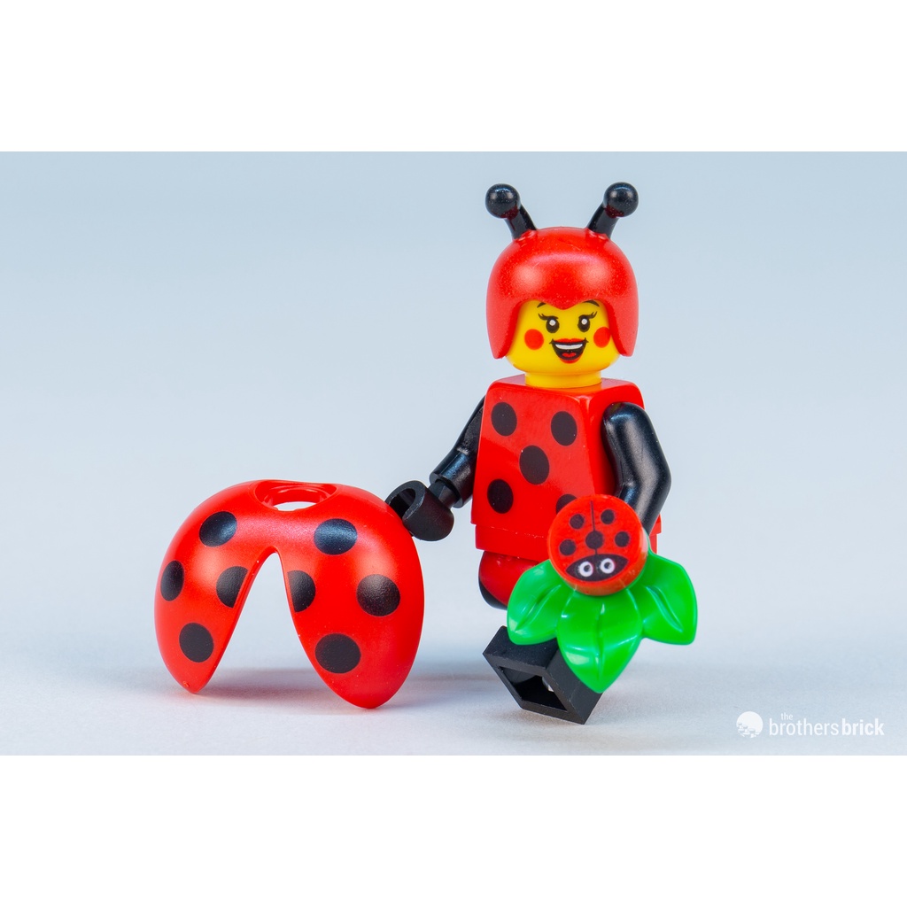 Nhân vật LEGO Minifigures Series 21 71029 Ladybug Girl - Cô gái với trang phục Bọ Rùa NEWSEAL